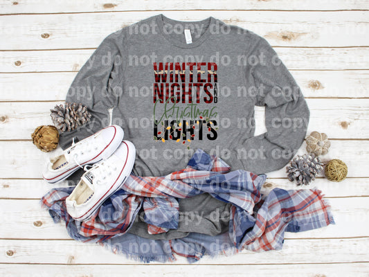 Winter Nights And Christmas Lights Dream Print or Sublimation Print