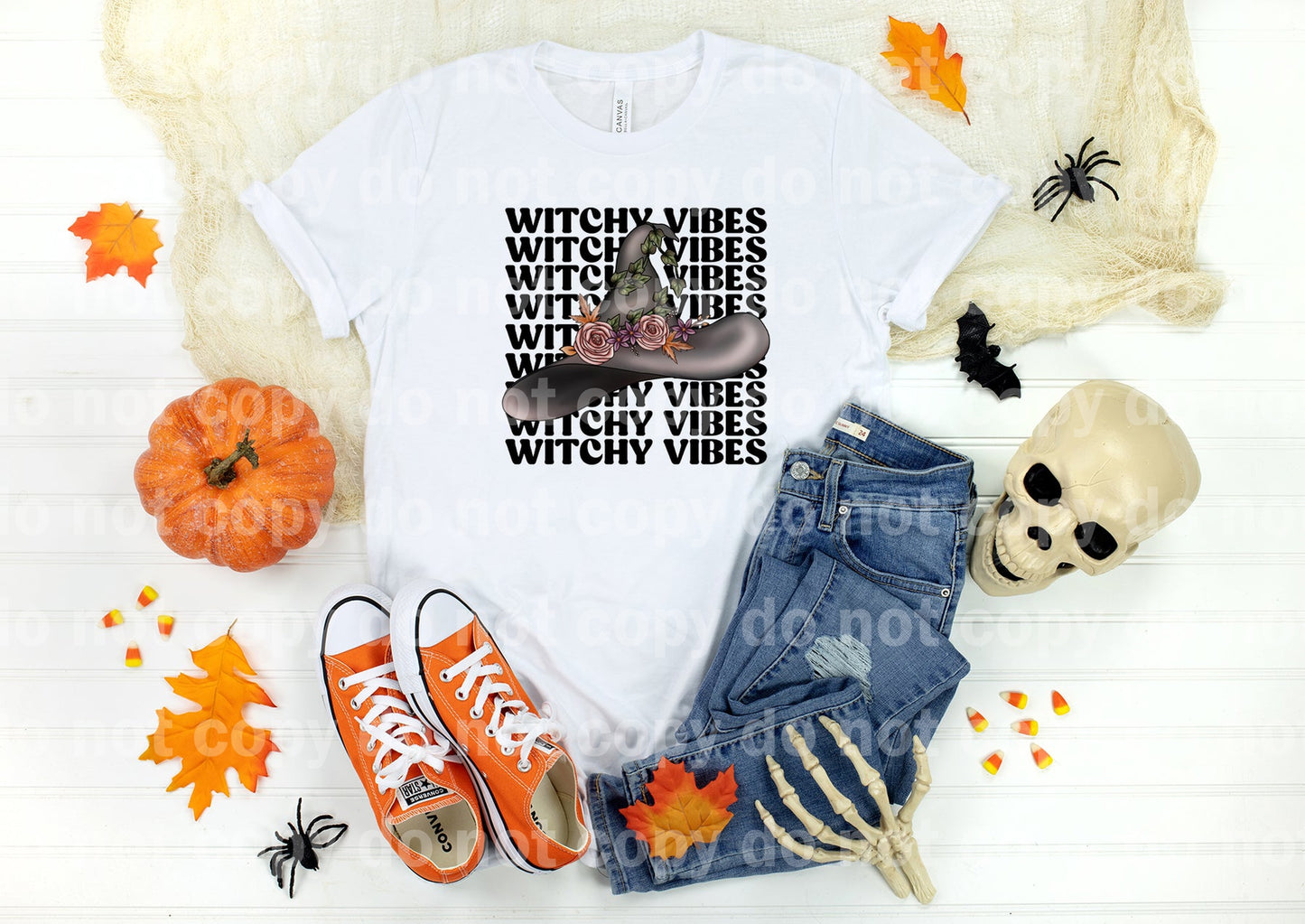 Witches Vibes Floral Hat Dream Print or Sublimation Print