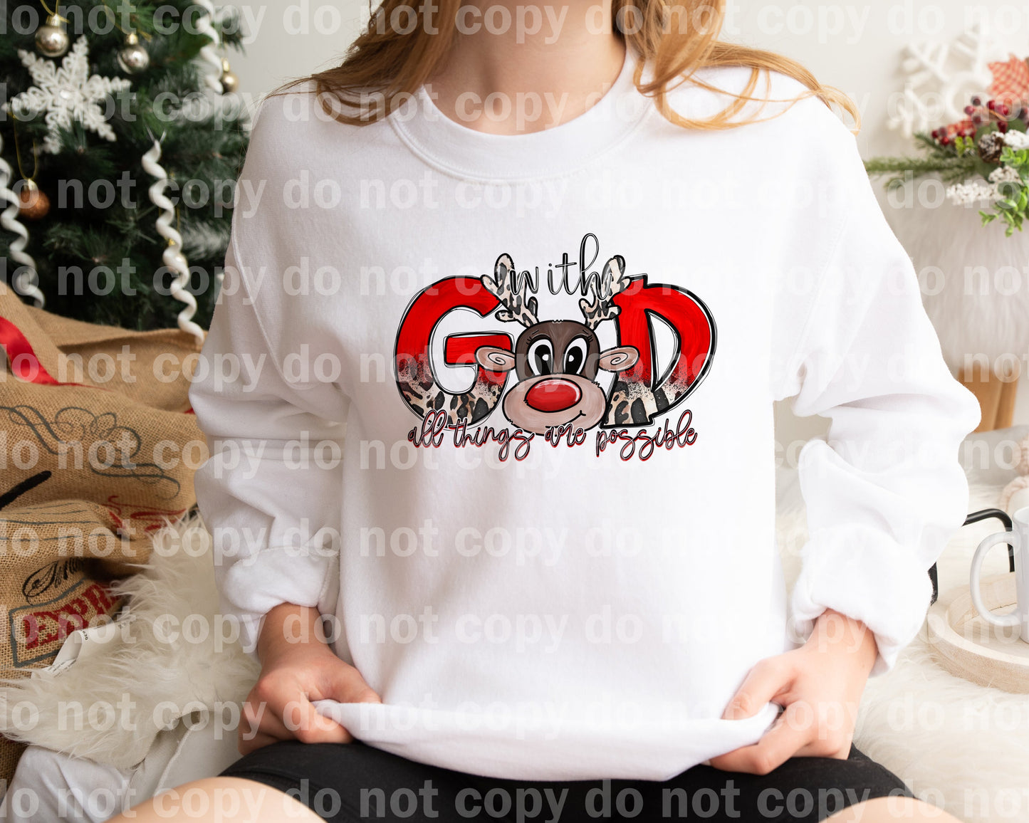 With God All Things Are Possible Dream Print or Sublimation Print