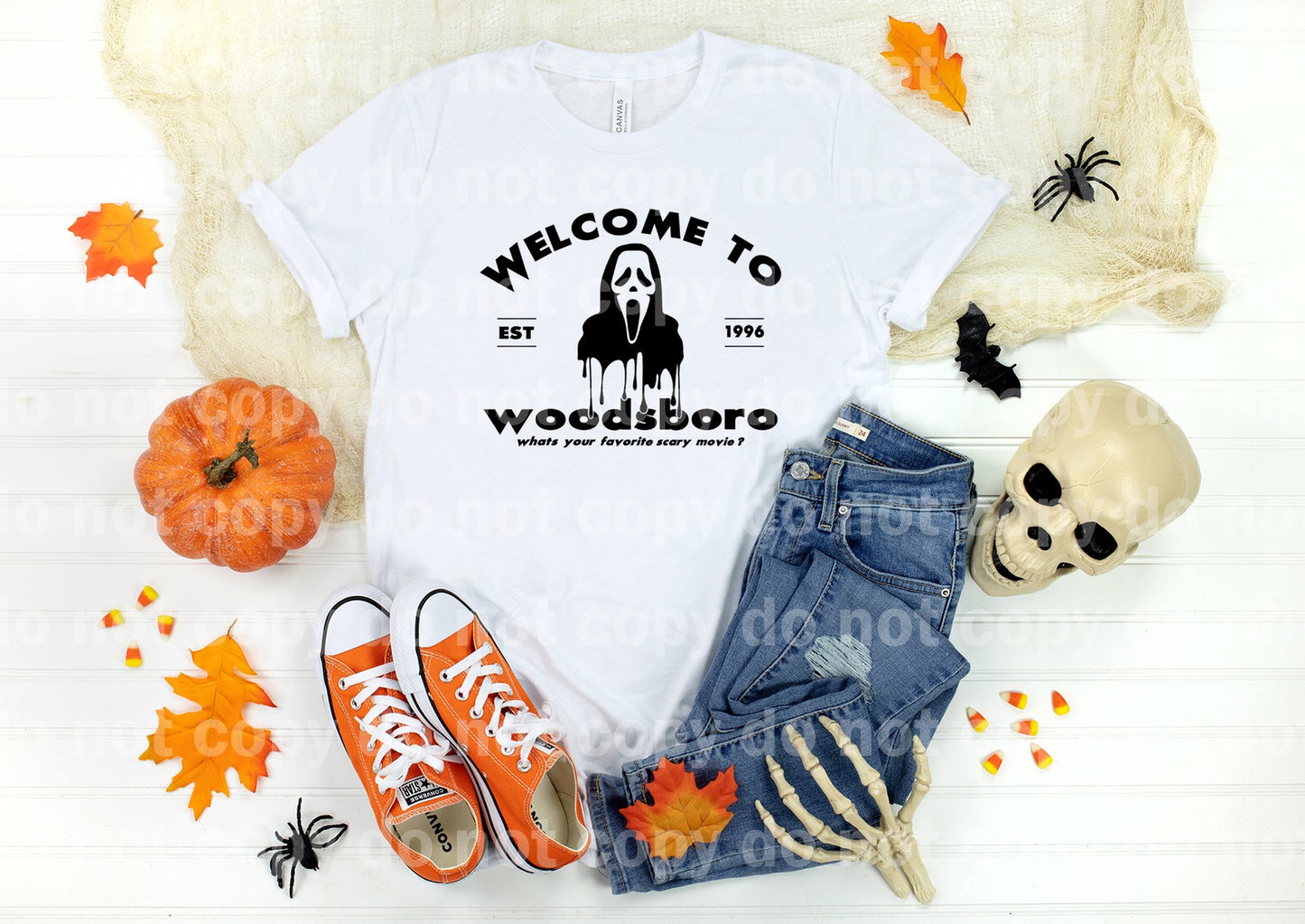 Welcome To Woodsboro What's Your Favorite Scary Movie Dream Print or Sublimation Print
