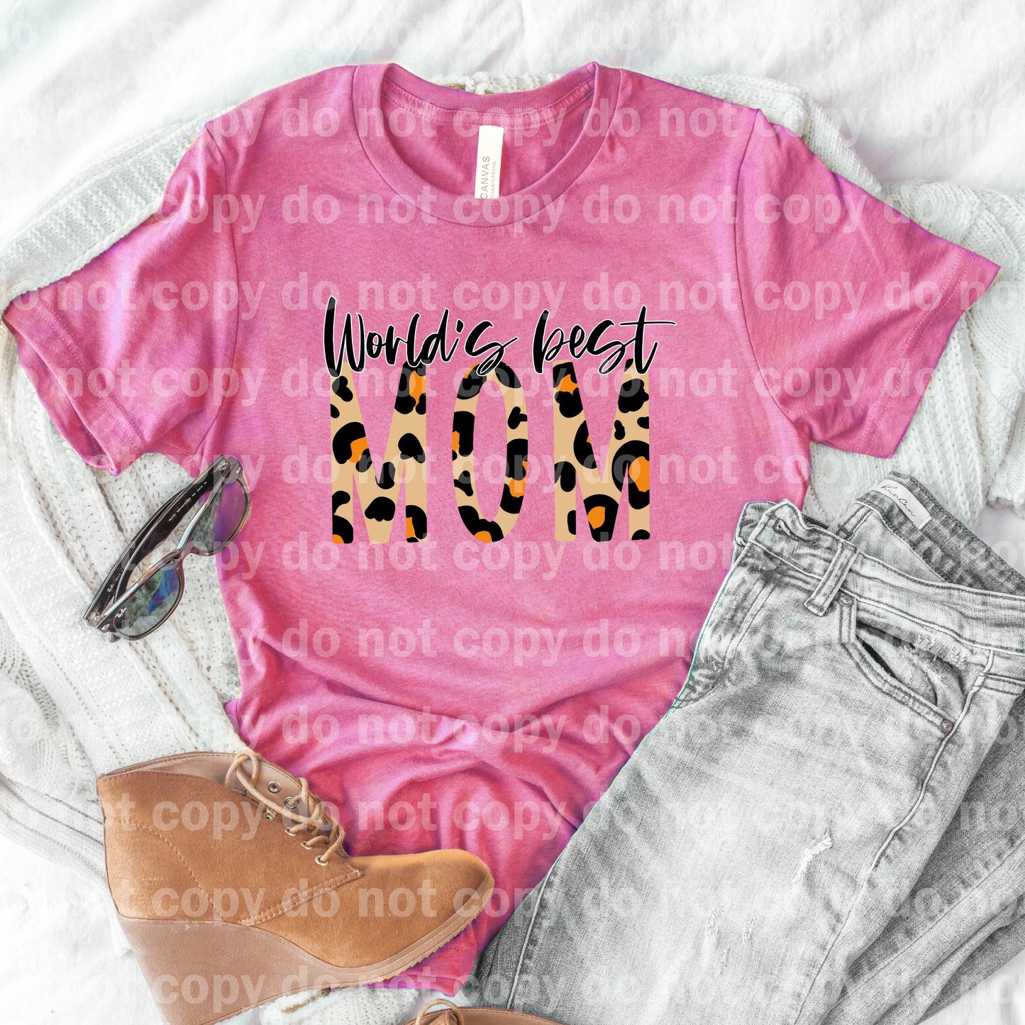 Worlds Best Mom In Various Colors Dream Print or Sublimation Print