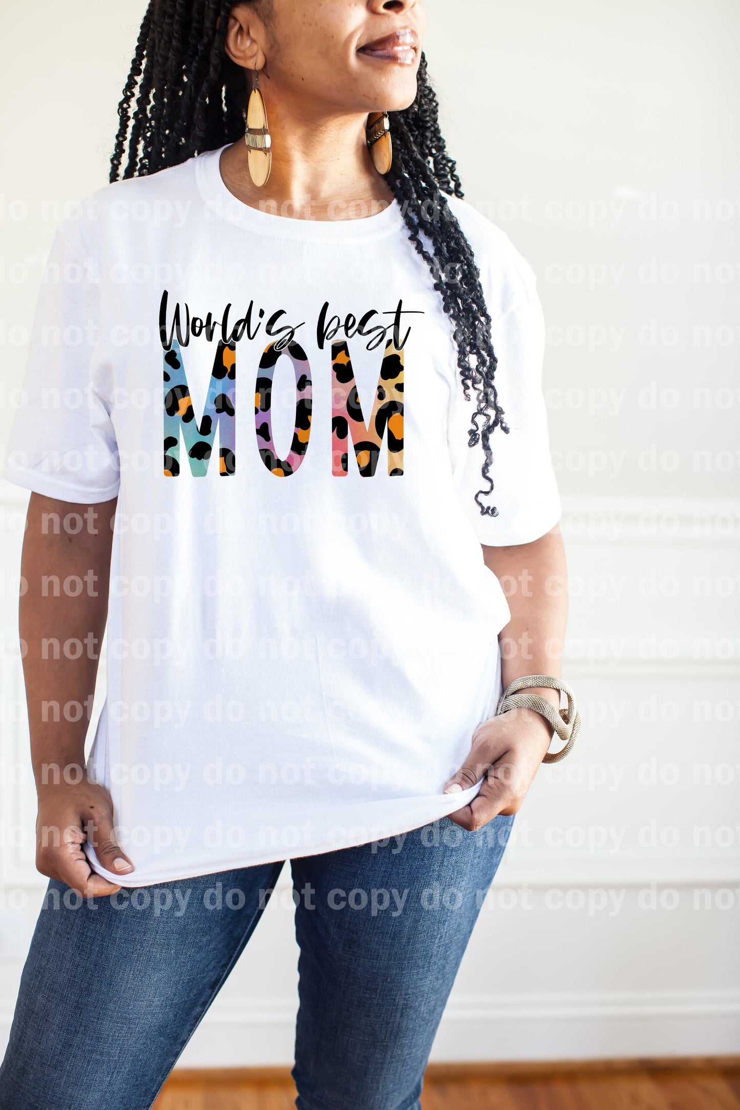 Worlds Best Mom In Various Colors Dream Print or Sublimation Print