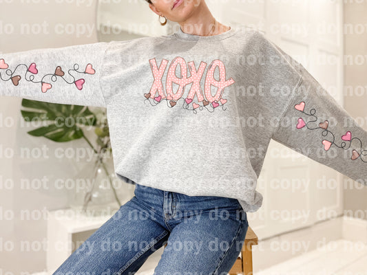 XOXO Hearts with Sleeve Design Dream Print or Sublimation Print