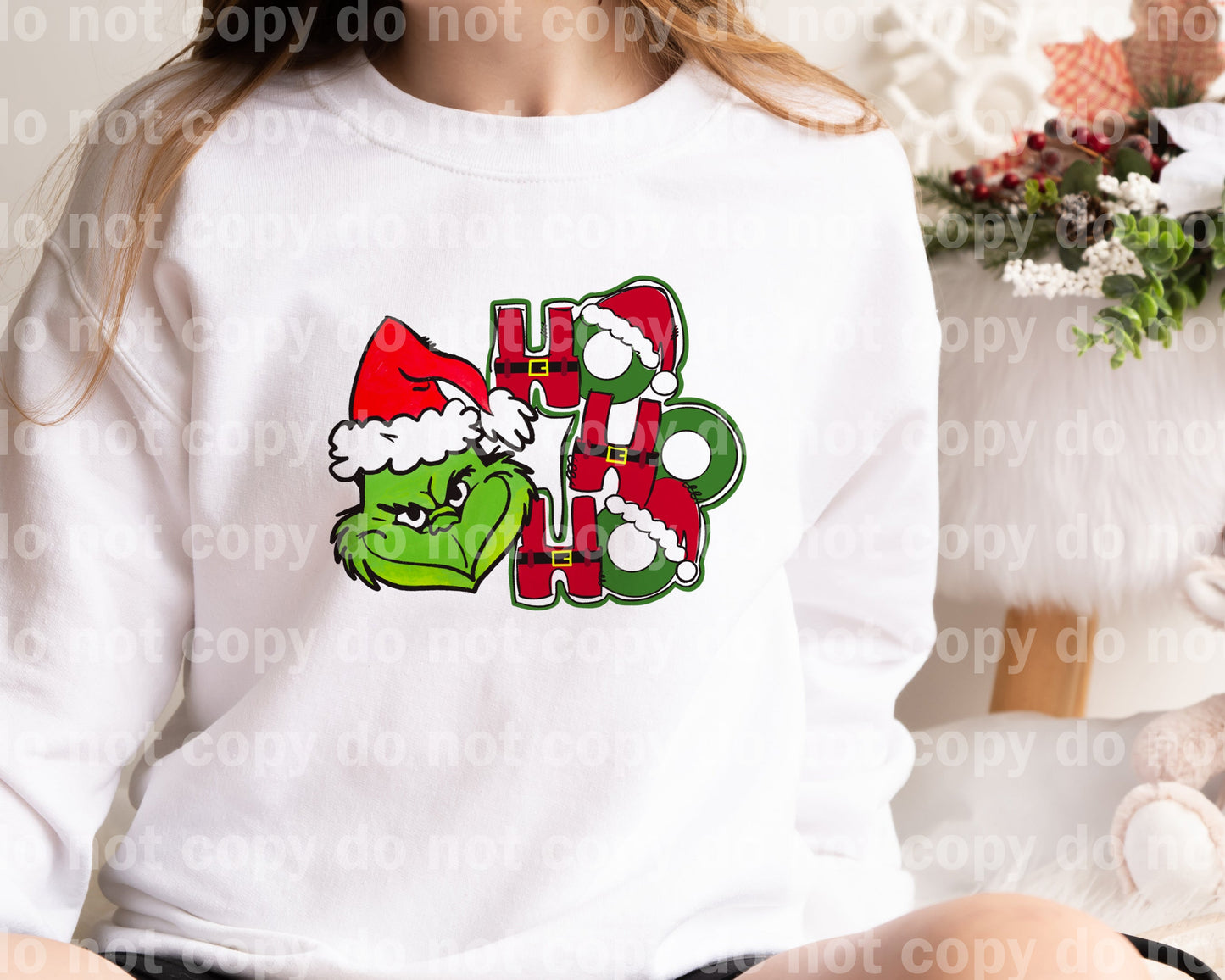 Ho Ho Ho Red And Green Dream Print or Sublimation Print