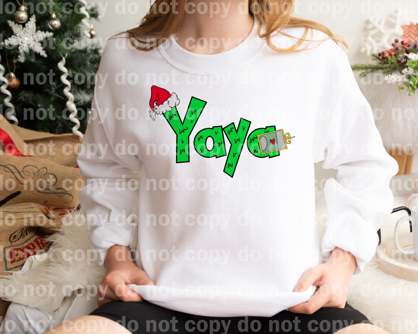 Yaya Santa Hat Dream Print or Sublimation Print