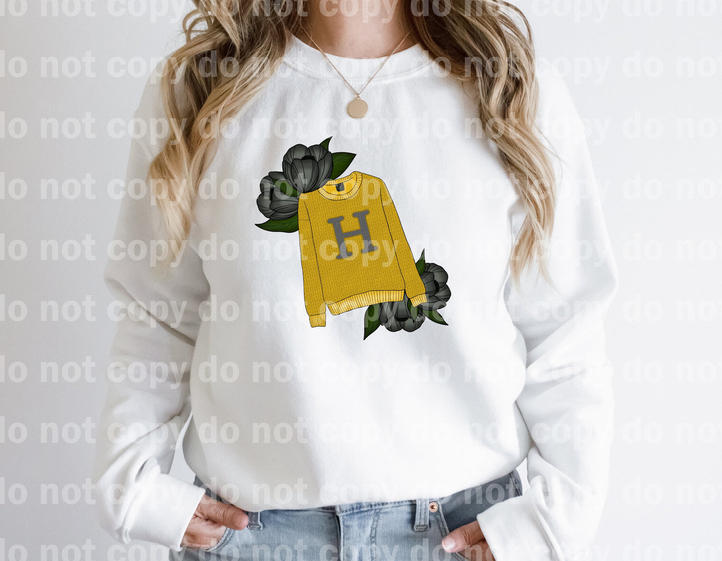 Yellow H Sweater Dream Print or Sublimation Print