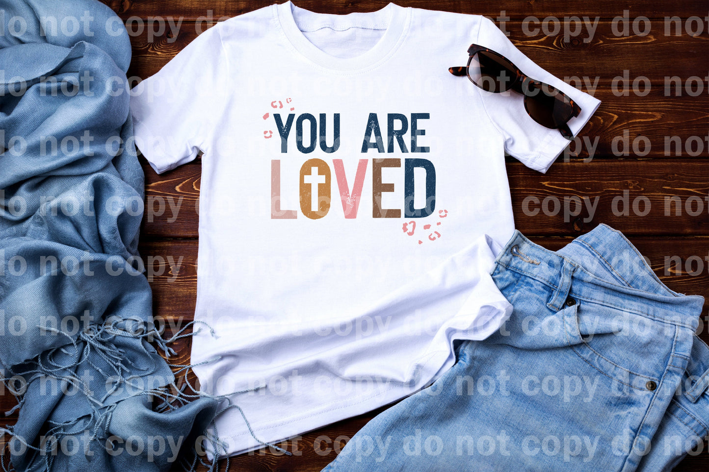 You Are Loved Distressed Dream Print or Sublimation Print