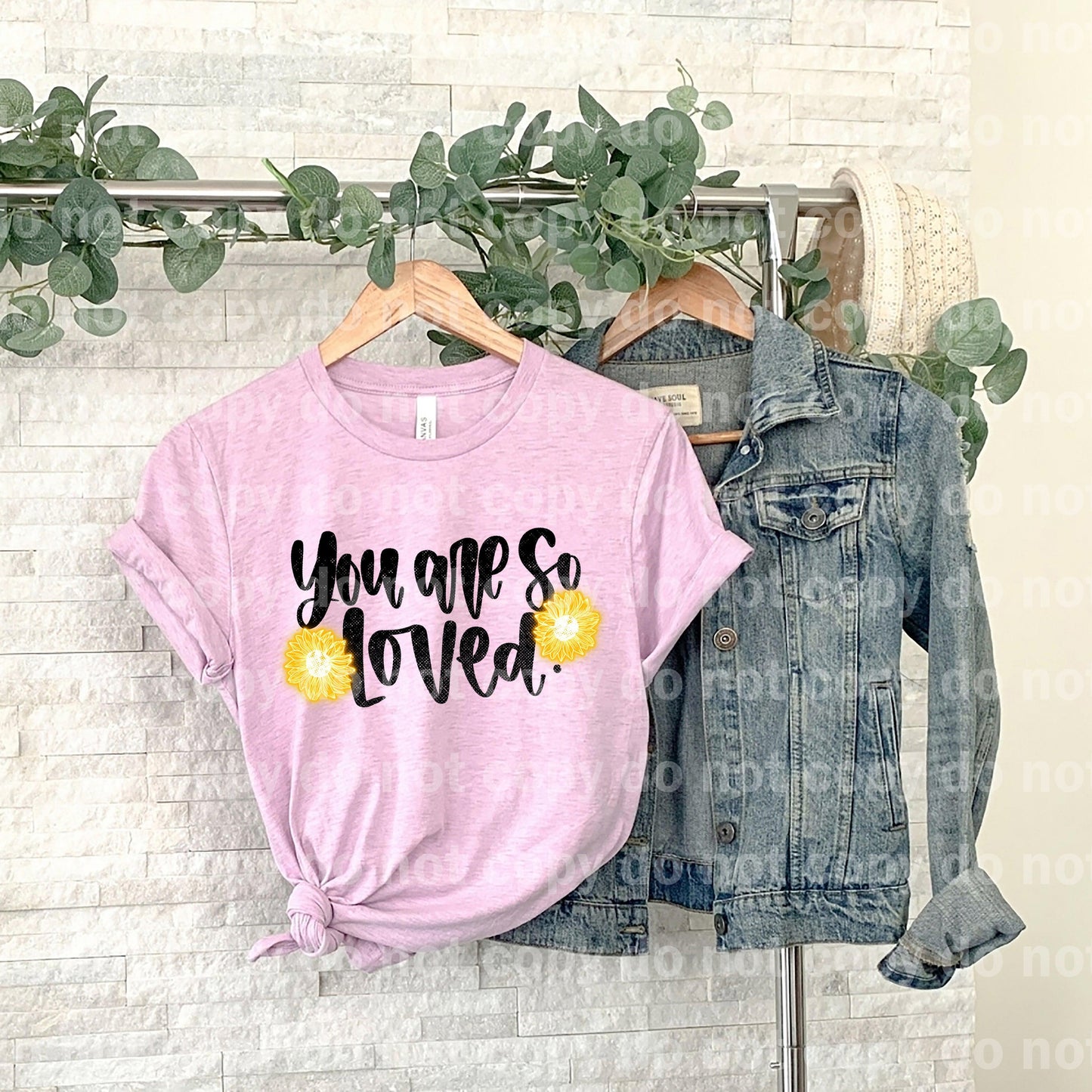 You Are So Loved Full Color/One Color Dream Print or Sublimation Print
