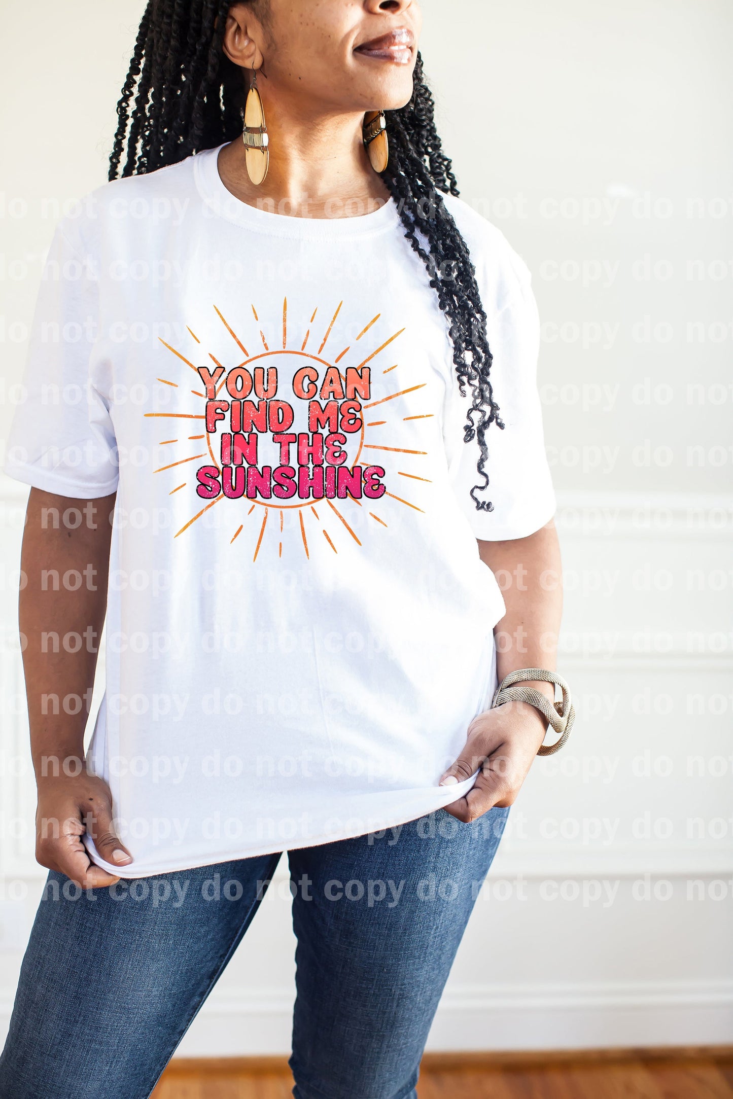 You Can Find Me In The Sunshine Distressed Full Color/One Color Dream Print or Sublimation Print