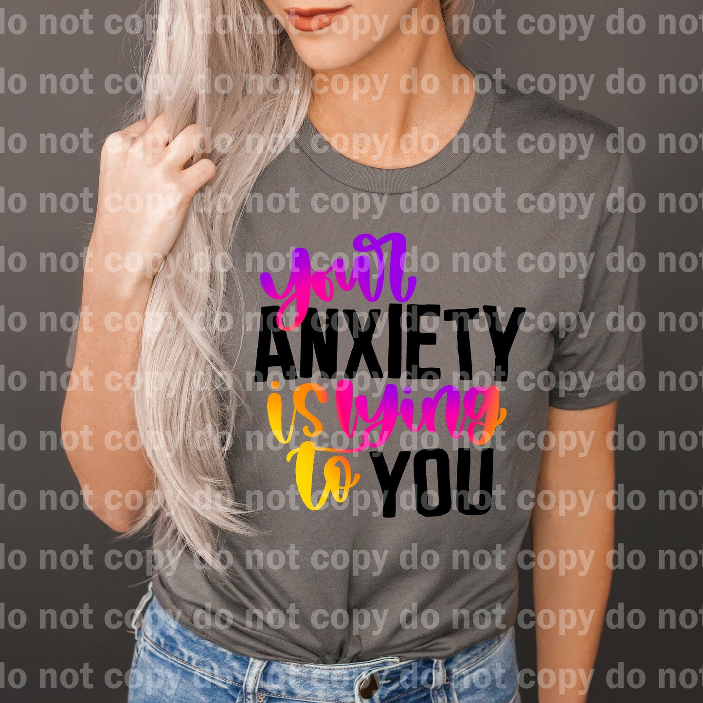 Your Anxiety Is Lying To You Dream Print or Sublimation Print