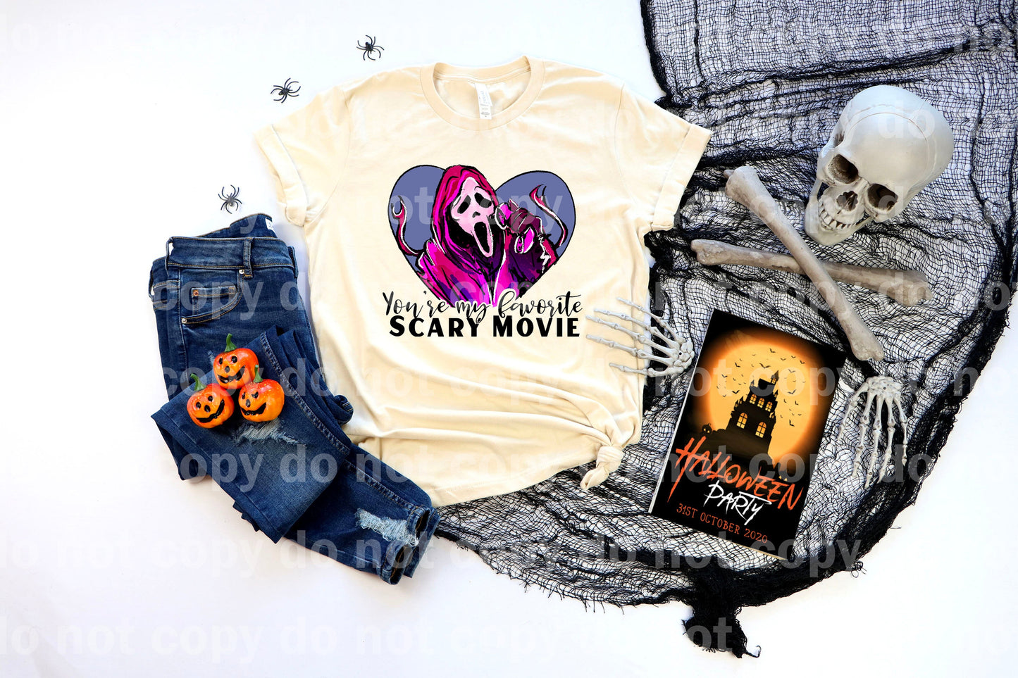 You're My Favorite Scary Movie Dream Print or Sublimation Print