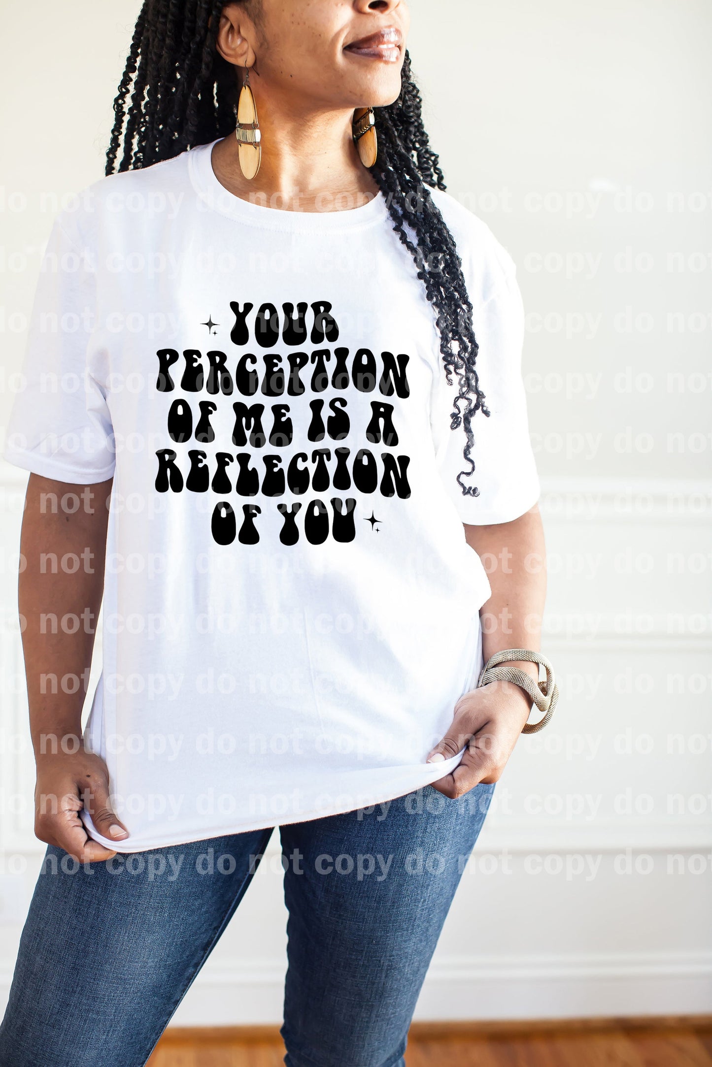 Your Perception Of Me Is A Reflection Of You Black/Pink Dream Print or Sublimation Print