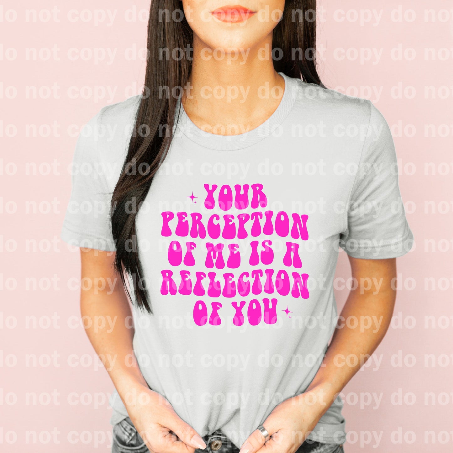 Your Perception Of Me Is A Reflection Of You Black/Pink Dream Print or Sublimation Print