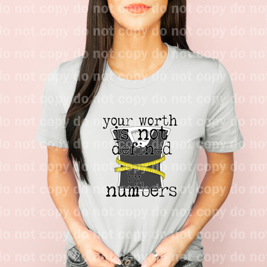 Your Worth Is Not Defined By Numbers Dream Print or Sublimation Print