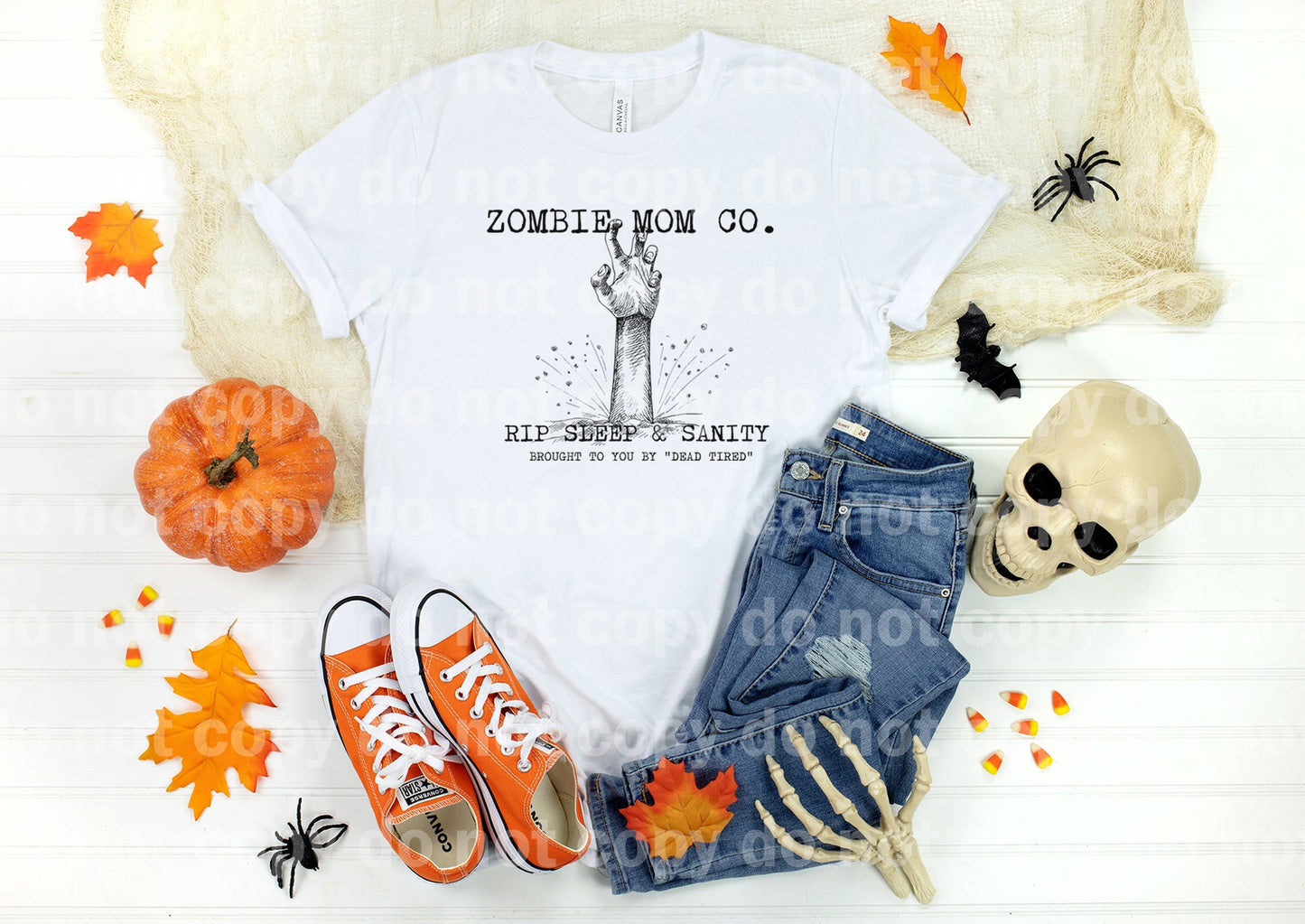 Zombie Mom Co. Rip Sleep & Sanity Brought To You By Dead Tired Dream Print or Sublimation Print