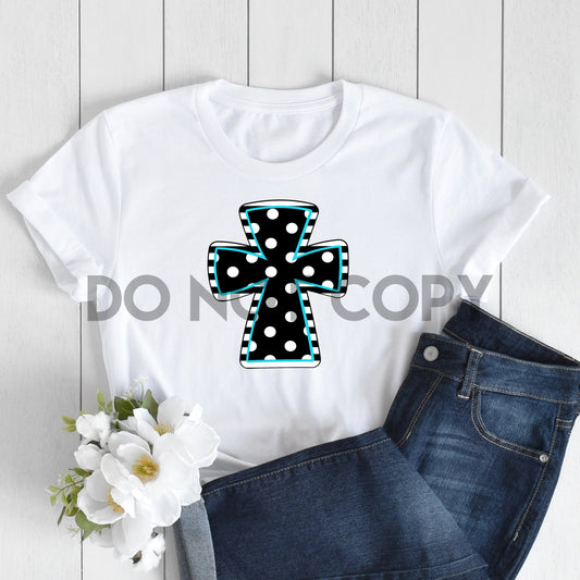 Polka Dot Cross Sublimation print