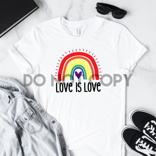 Love Is Love Rainbow Pride Impresión de sublimación