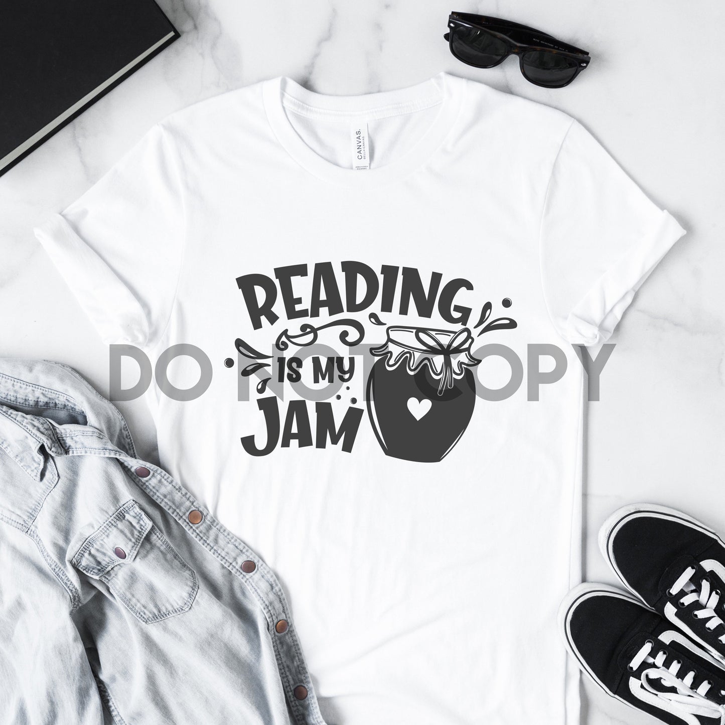 Reading Is My Jam Sublimation print