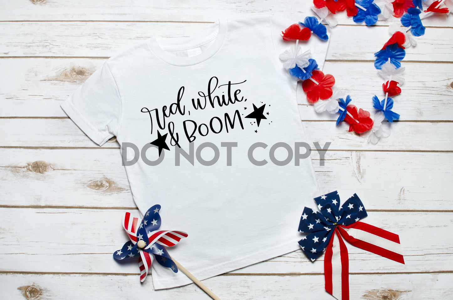 Red, White, & Boom Sublimation Print
