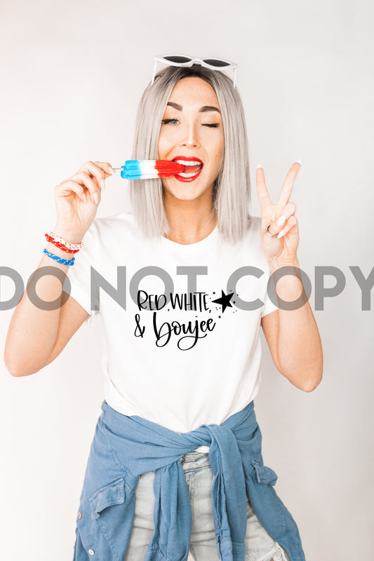 Red, White, & Boujee Sublimation Print