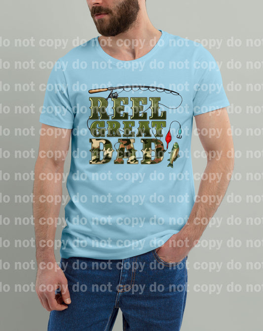 Reel Great Dad Camouflage Dream Print or Sublimation Print