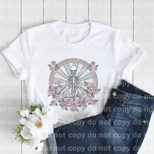 Rose Skull Yoga Sublimation print