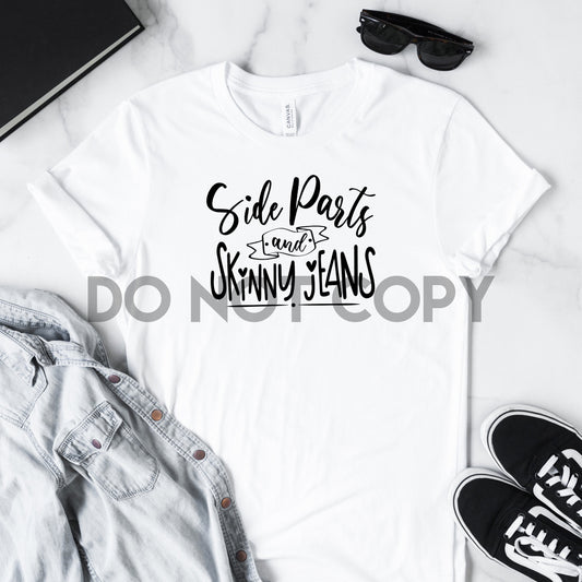 Partes laterales y jeans ajustados con estampado por sublimación