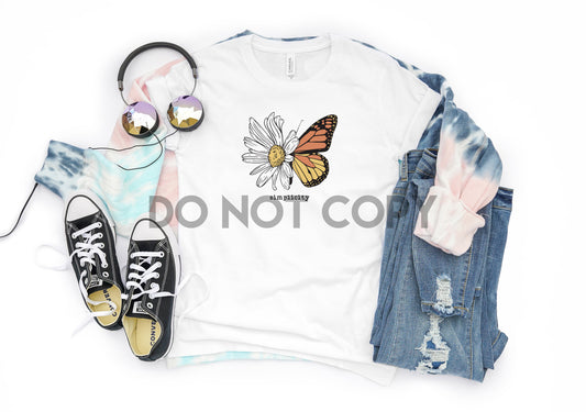 Simplicity Butterfly Flower Sublimation Print