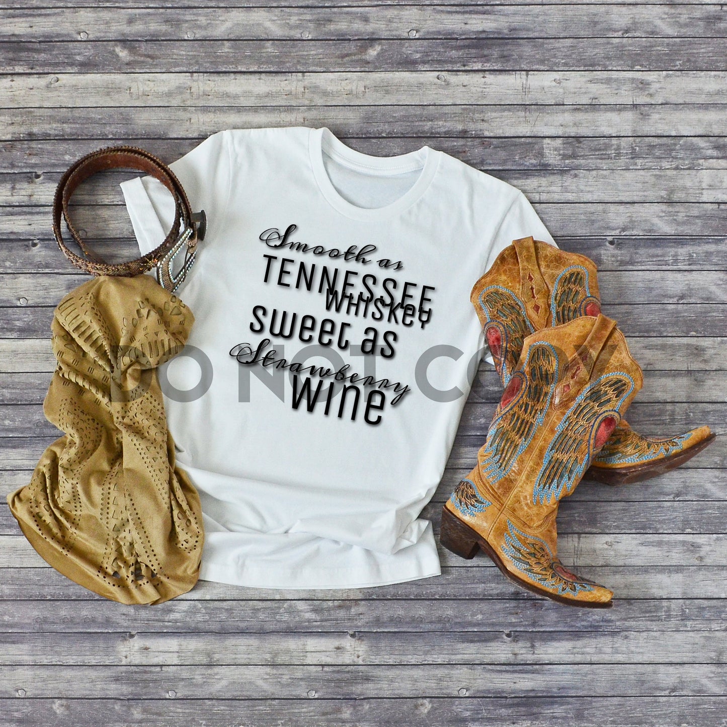 Smooth as Tennessee Whiskey Sublimation Print