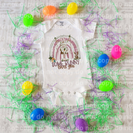 Some Bunny Loves You Rainbow Sublimation Print
