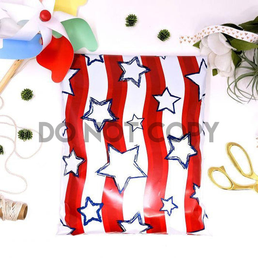 Poly mailer Stars and Stripes print
