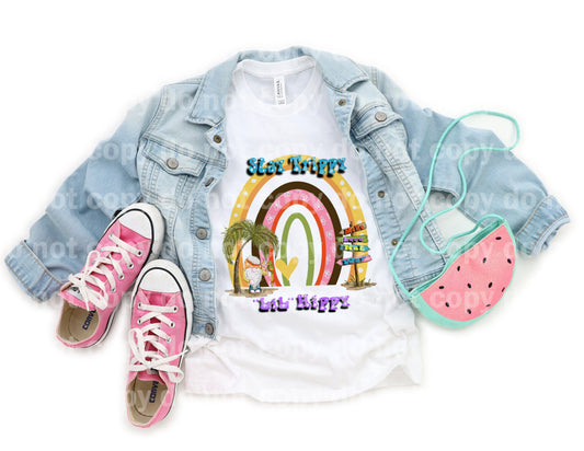 Stay Trippy Lil Hippy Rainbow Gnome Sublimation print