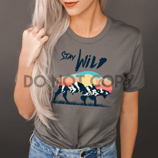 Stay Wild Bison Dream Print or Sublimation Print