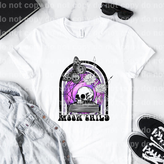 Stay Wild Moon Child Skull Rainbow Sublimation print