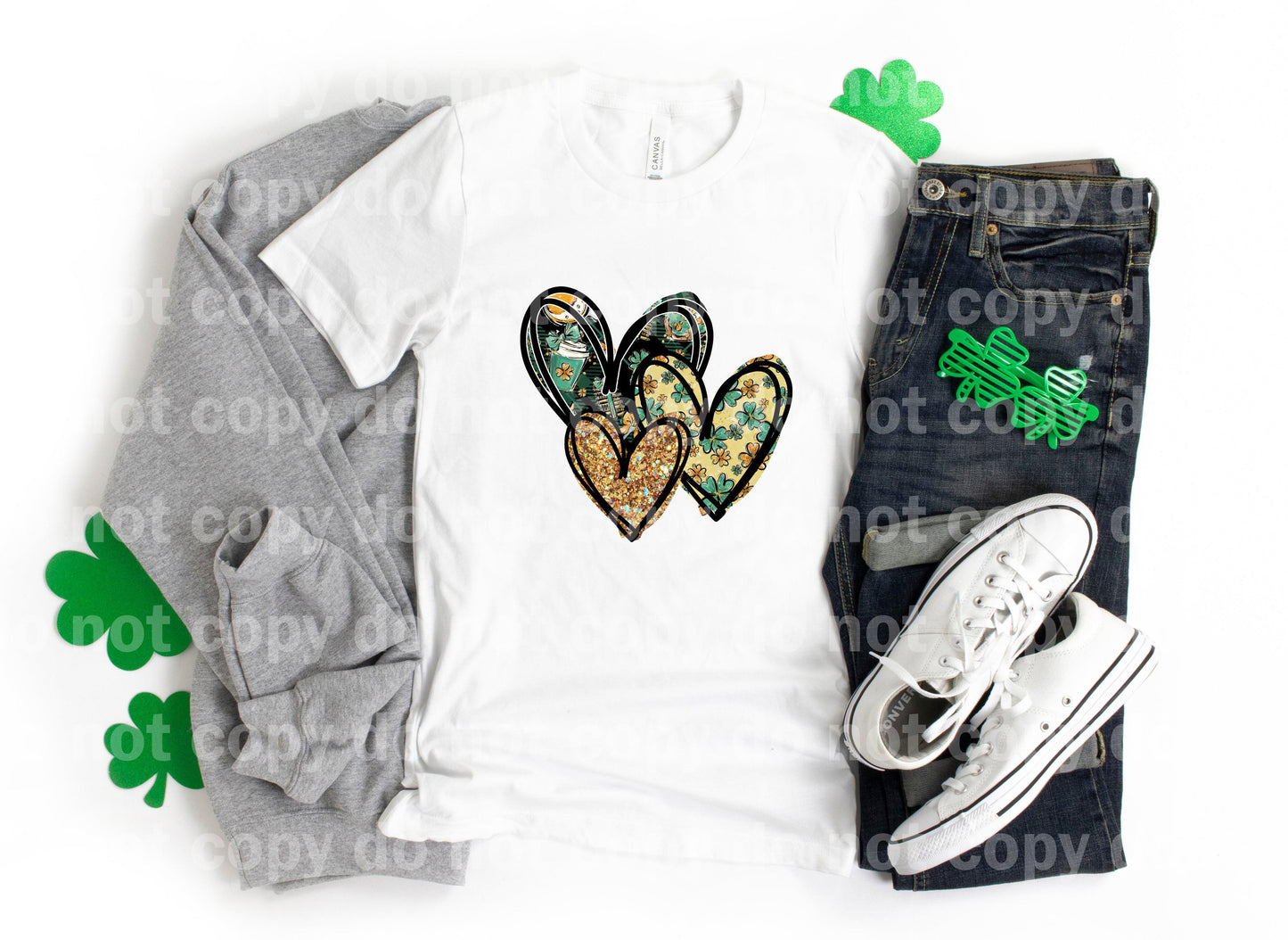 St. Patrick's Day Hearts Dream Print or Sublimation Print