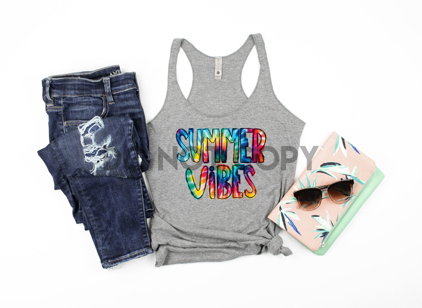 Summer Vibes Tie Dye Dream Print or Sublimation Print