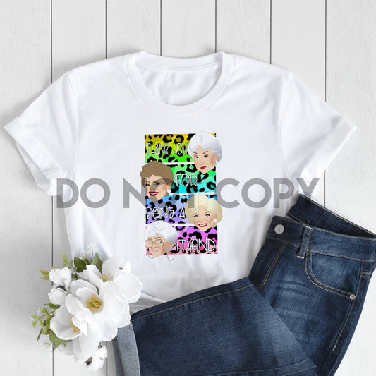 Thank You for Being a Friend Golden Girls Sublimation Print