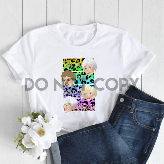 Gracias por ser una amiga Impresión de sublimación de Golden Girls