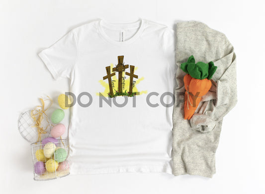 Love Sacrifice Risen Crosses Easter Sublimation Print