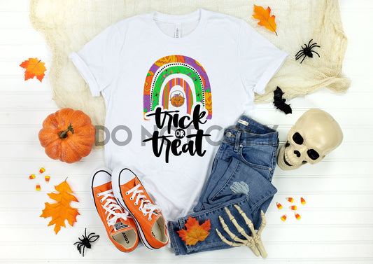 Trick or Treat Rainbow Sublimation Print