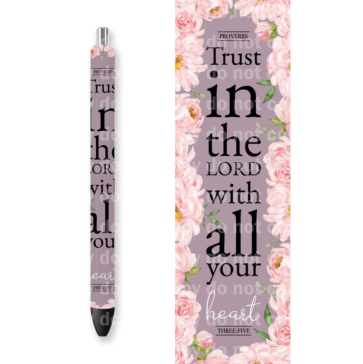 Trust In The Lord Pen Wrap