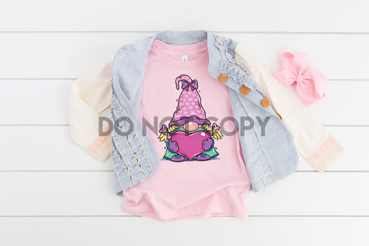 Gnome Heart coozie infantil juvenil ALTO CALOR Transferencia de serigrafía a todo color 