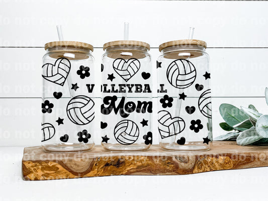Volleyball Mom Cup 16oz Cup Wrap