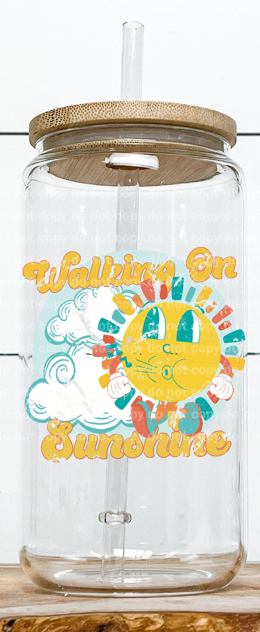 Walking on Sunshine Decal 3.1 x 3