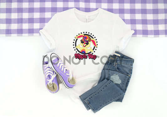 Hippie Hop Yellow Bunny Sublimation print